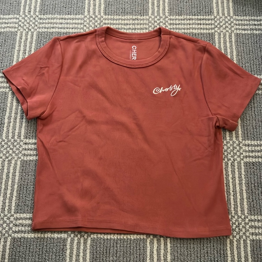 Cherry LA baby tee
